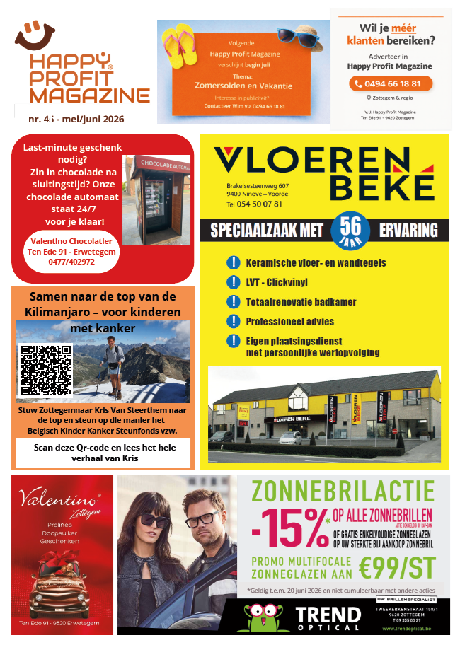 Happy Profit Magazine cover