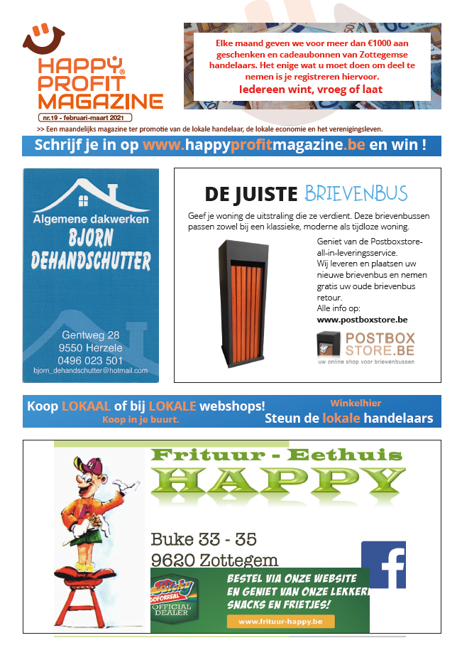 Happy Profit Magazine cover