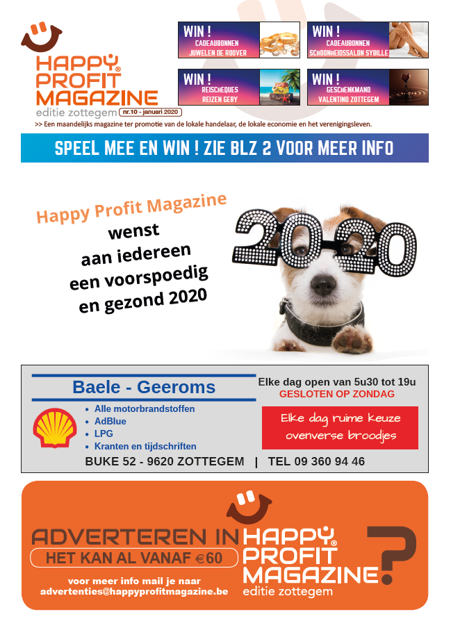Happy Profit Magazine cover